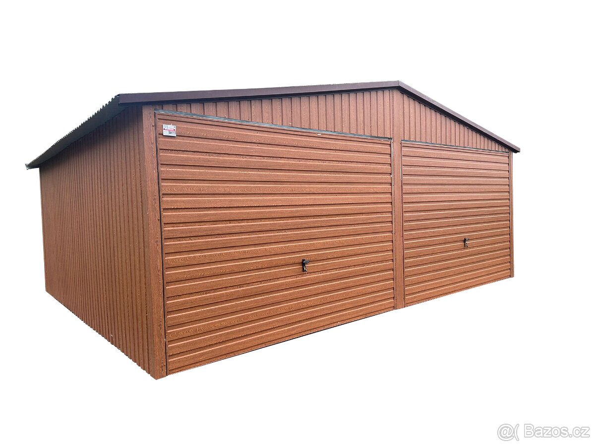Plechová garáž 6x5m