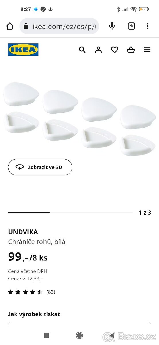 IKEA chrániče rohů nabytku