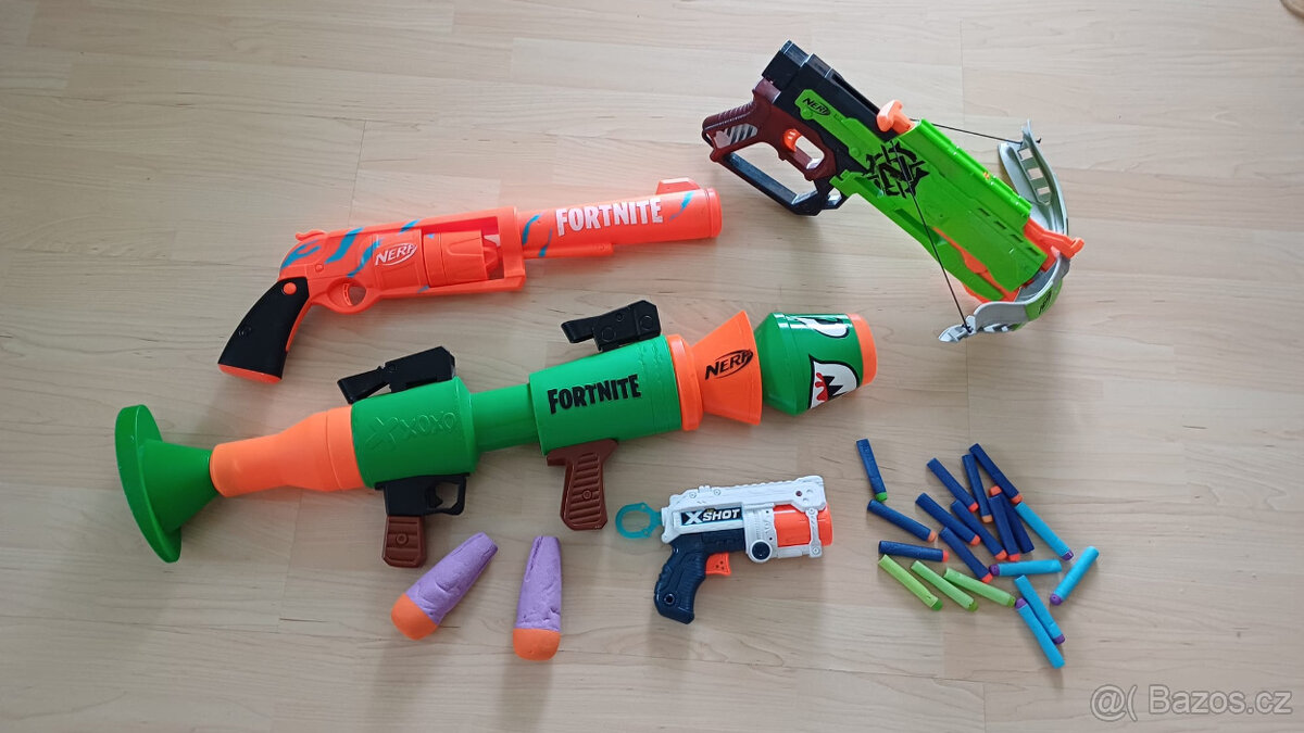 Sada set zbraní Nerf