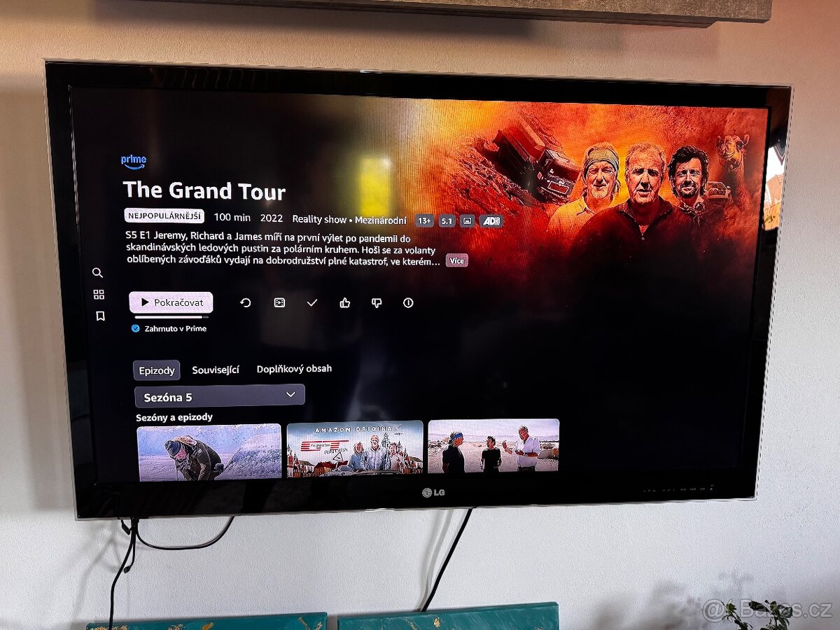 LG 47” Full HD TV + Xiaomi box S (4K) se smart funkcemi