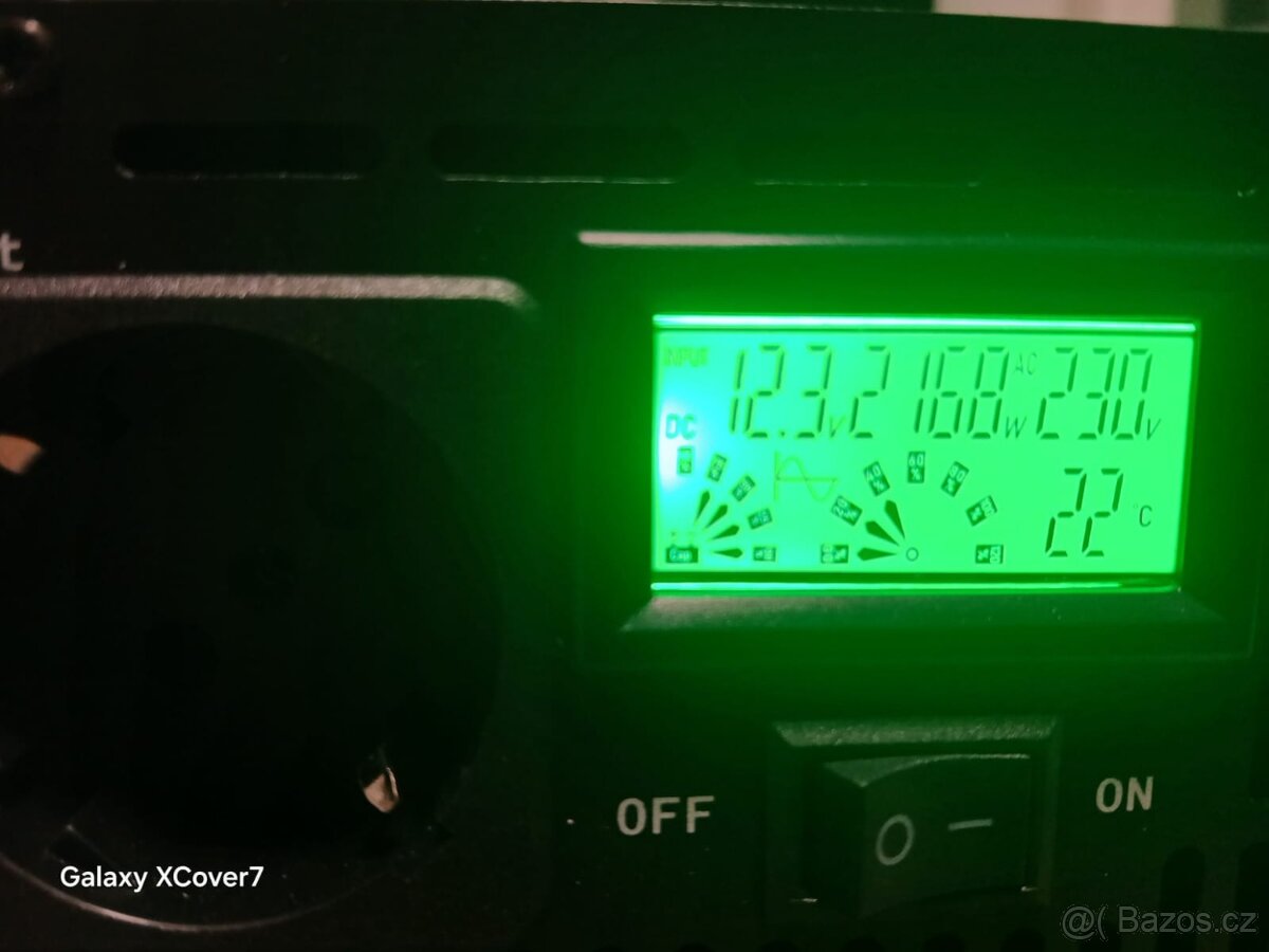 Prodám nový sinusový měnič napětí 12-230V 3300/8000W