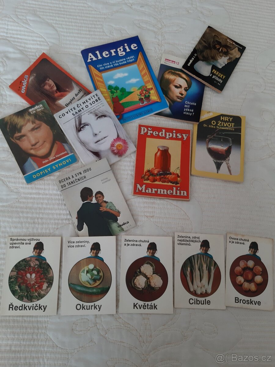 Retro kapesní brožurky 14 ks (pro sběratele)