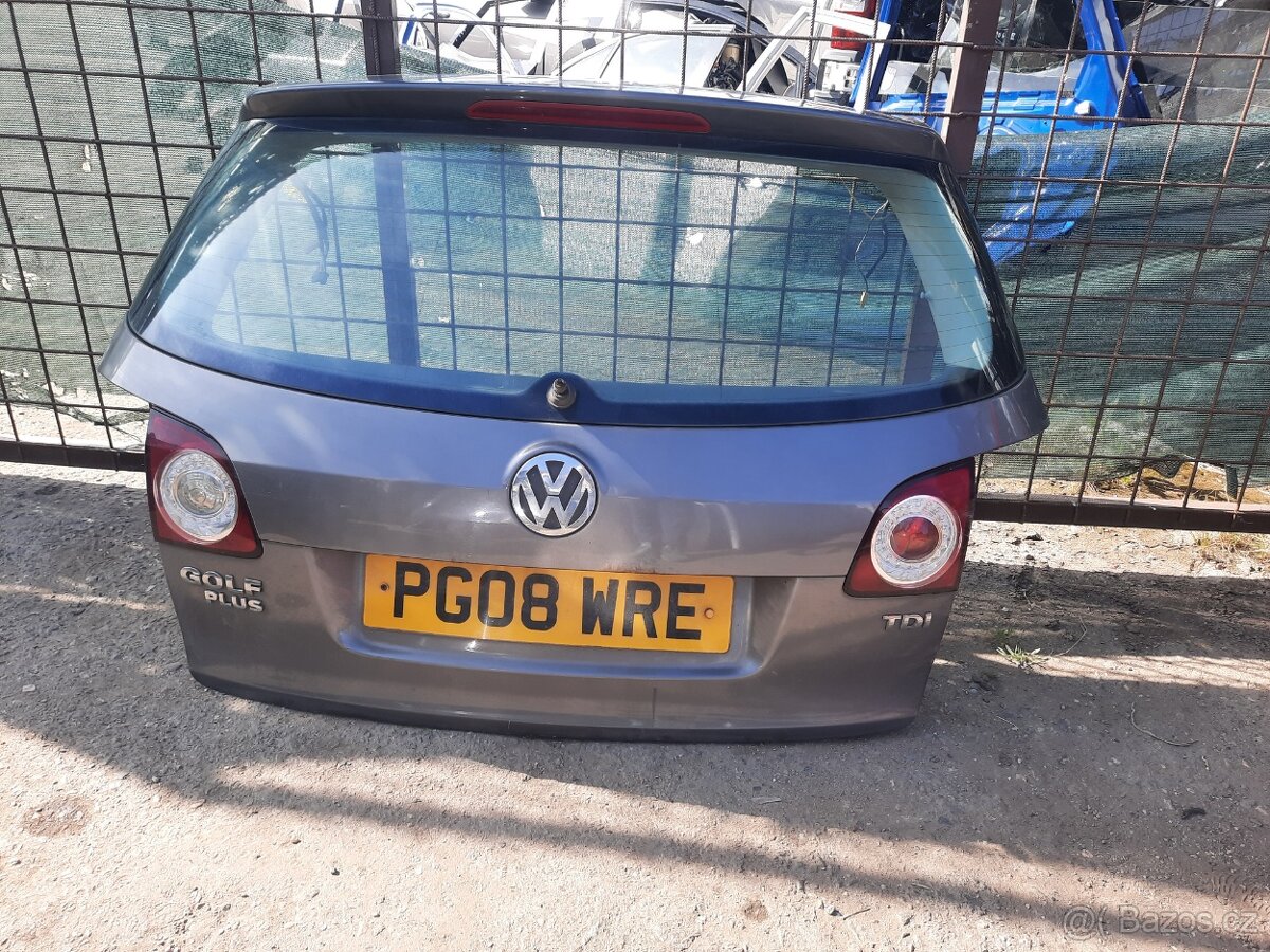 vw golf plus - zadni viko