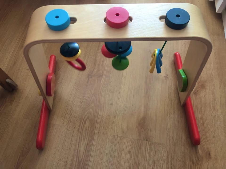 LEKA Dřevěná hrazda pro miminka IKEA (doprava přes Zásilkovn