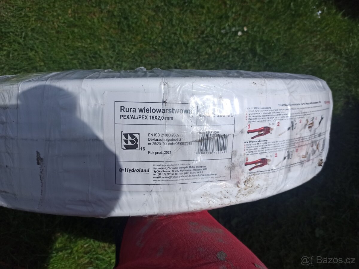 Potrubí PEX/AL/PEX 16x20mm