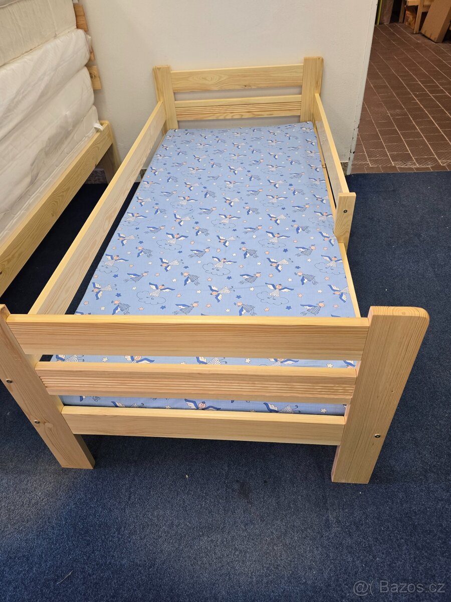 Prodám novou dětskou postel 90x200 s roštem a matraci