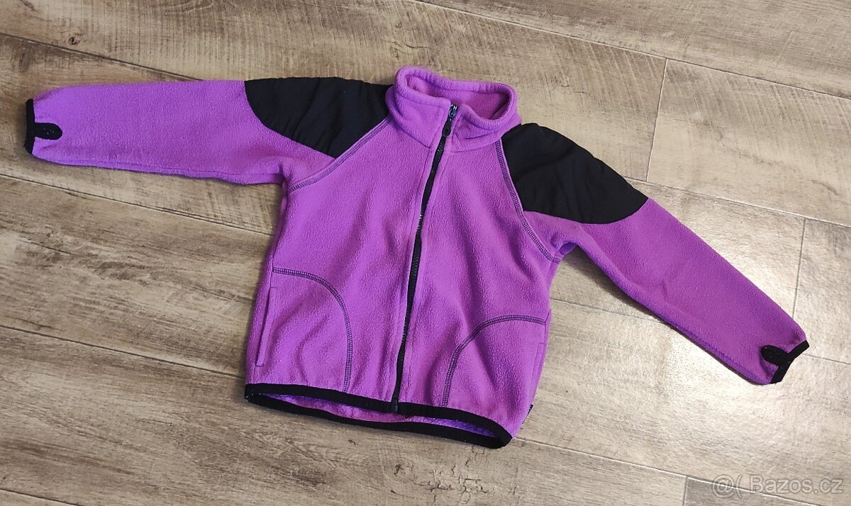 Fleecová mikina vel.110