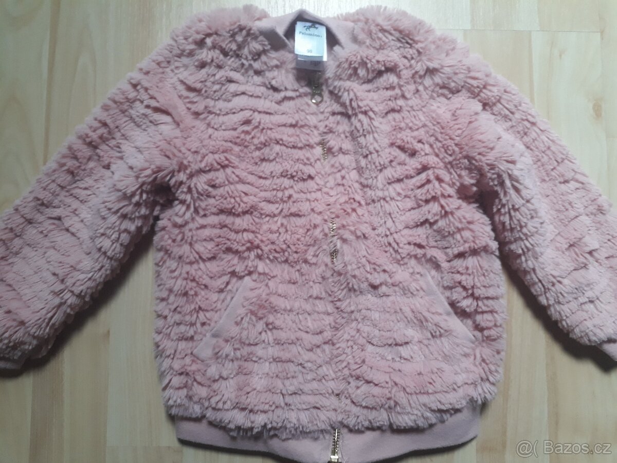 Růžová mikinka 98
