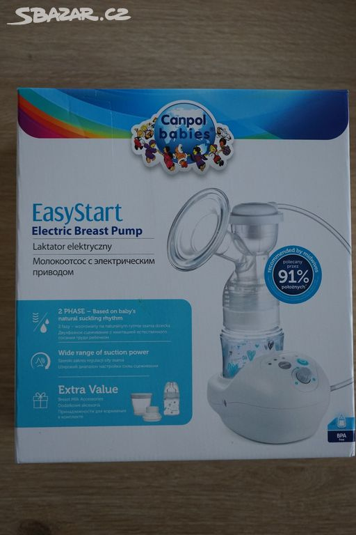Elektrická odsávačka mateř. mléka Canpol babies