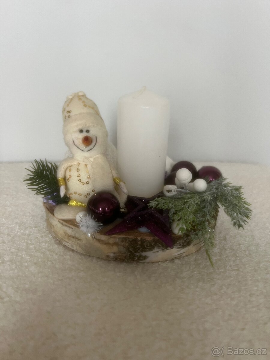 Vánoční svícen na stůl