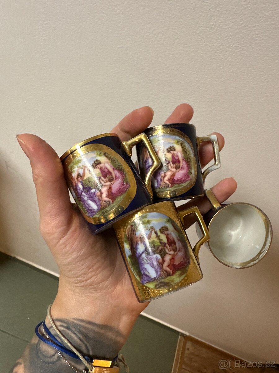 Mokka salka czechoslovakia 4 ks