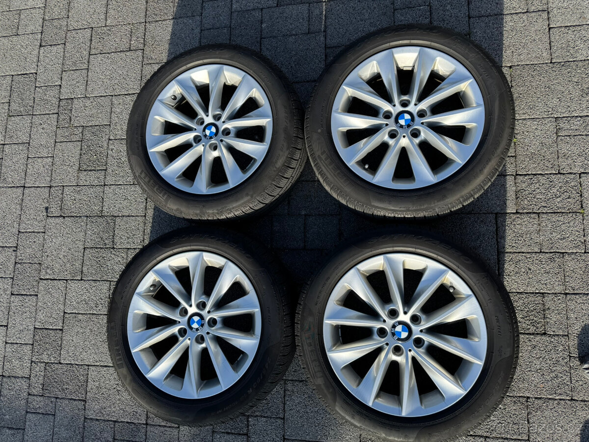 BMW X3 originál ALU kola + zimní pneu 245/50 R18