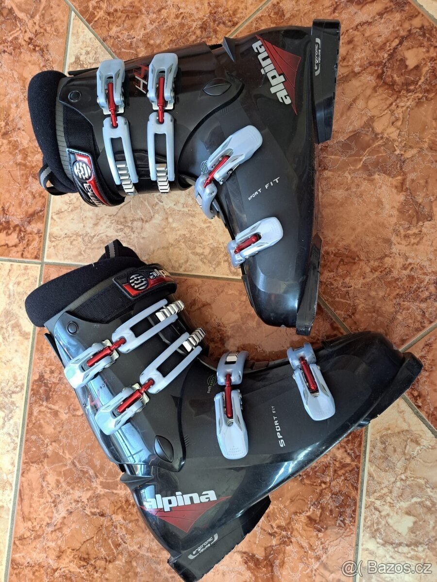ZNAČKOVÉ LYŽÁKY ALPINA SPORT FIT, VE VELMI PĔKNÉM STAVU