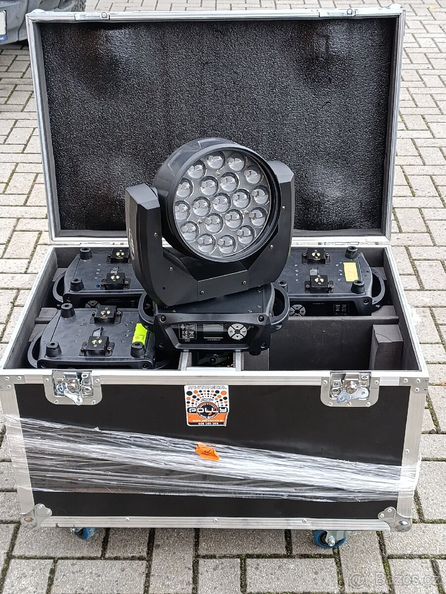 Prodám profi case na 4ks WASH 19x15 Wat