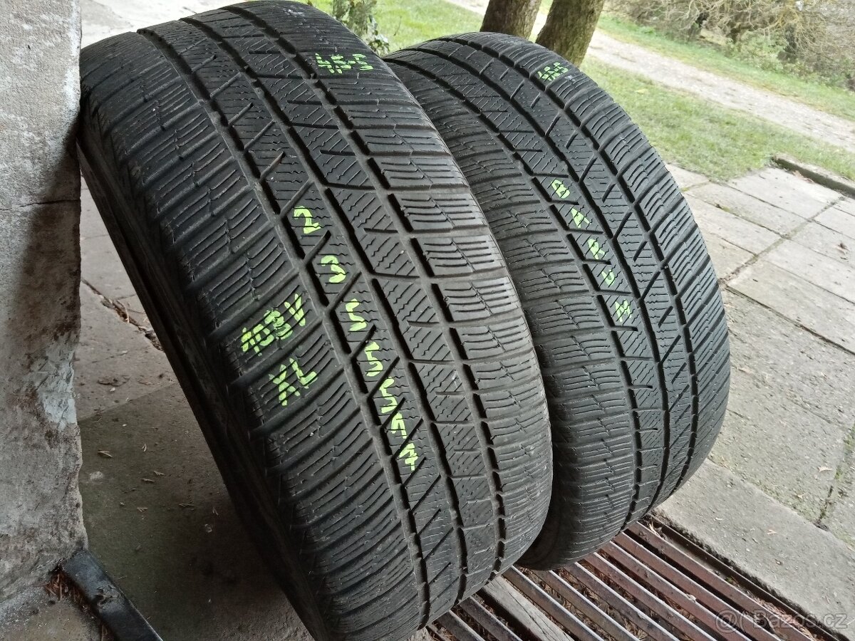 Zimní pneu 2kusy 235/55/17 vzorek 70% BARUM - dobírka možná