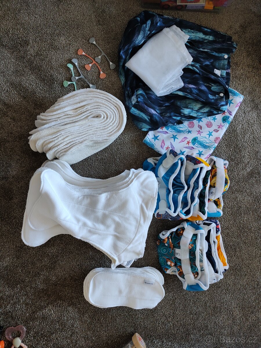 Látkové pleny - kompletní sada Bamboolik