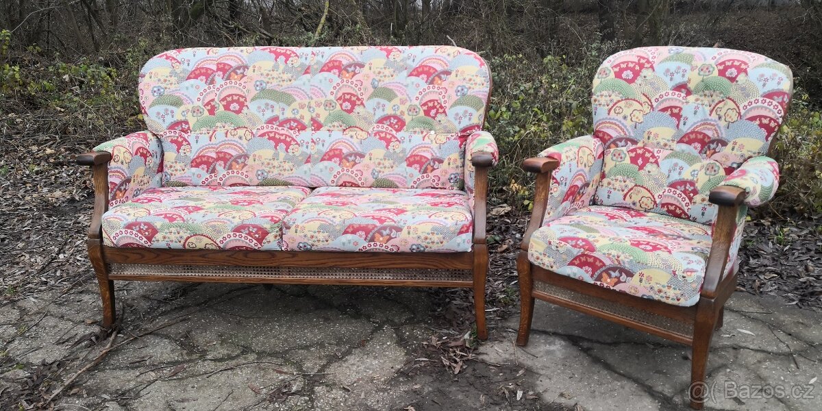 Starožitná sedací souprava 2+1