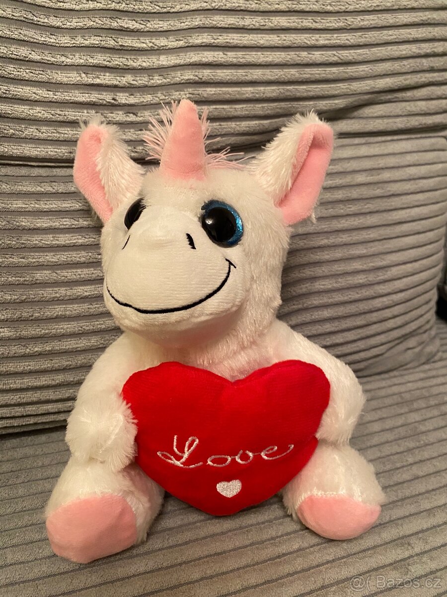 Plyšová hračka jednorožec