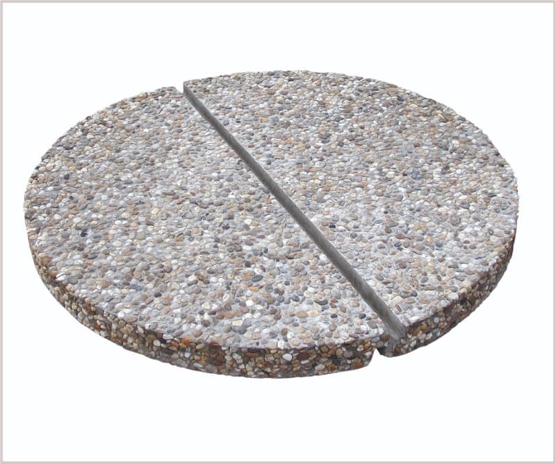 Poklop na studnu-vymývaná dlažba