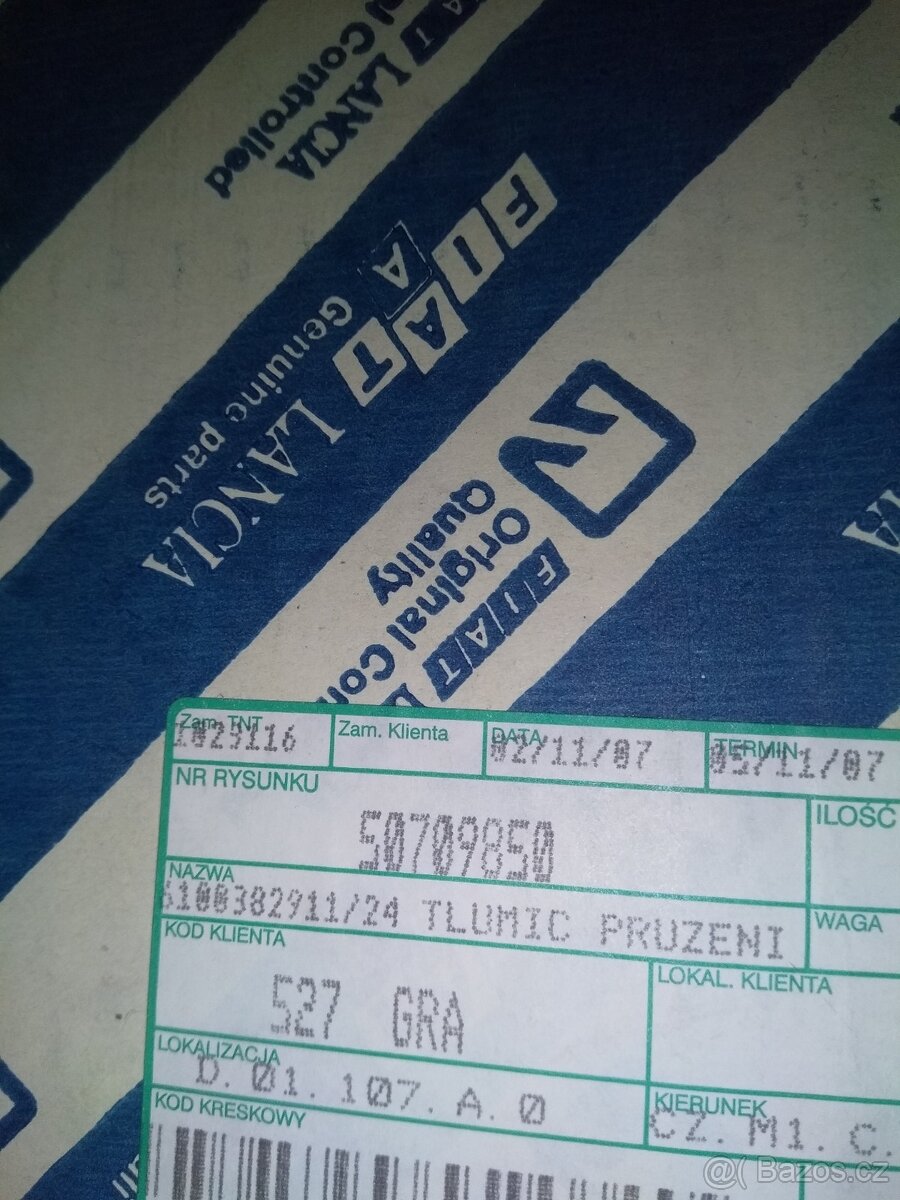 Výprodej originálních dílů fiat