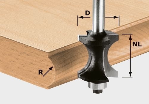 Festool polotyčová fréza HW D27/28/R12