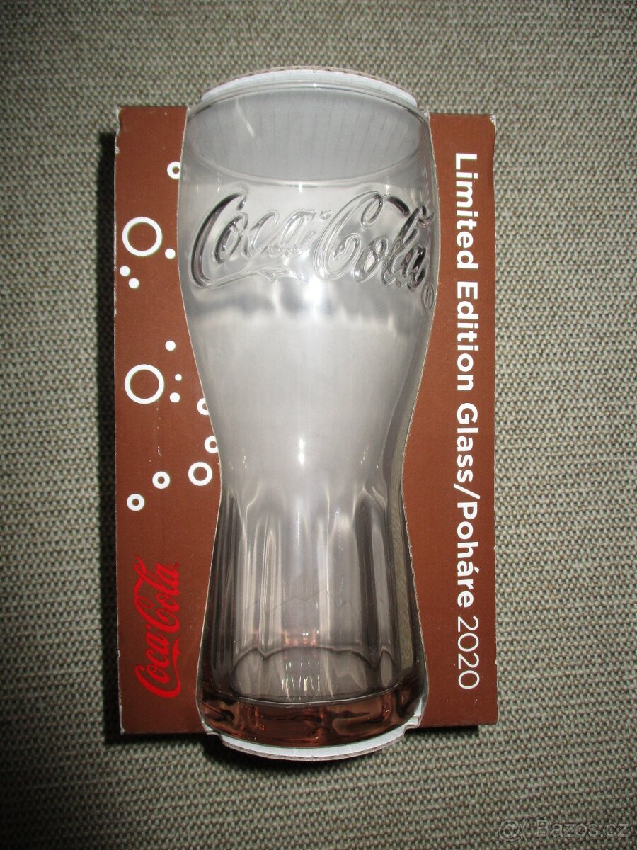 skleničky, sklenice Coca Cola, reklamní