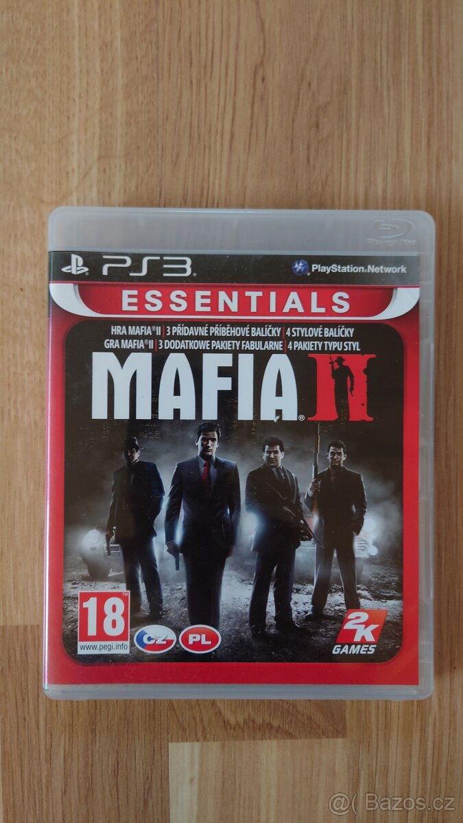Mafia 2 Essential (3dlc packy) CZ Ps3