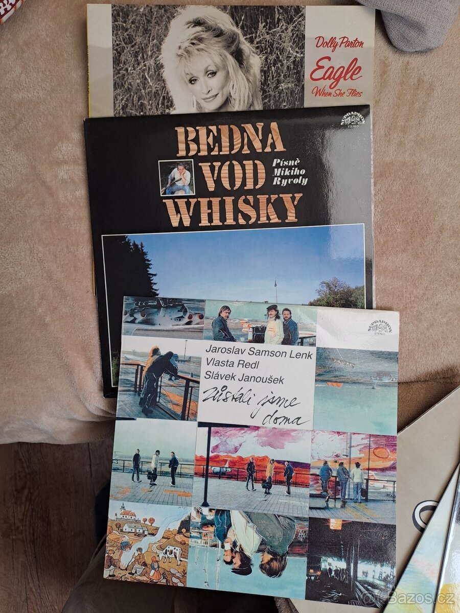 8x LP: Ryvola, Brontosauři, Poutníci, Redl, Ag flek