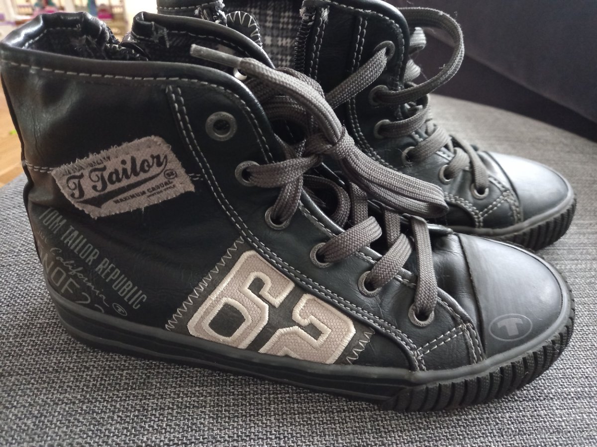 Kotníkové unisex boty vel. 33 Tom Tailor