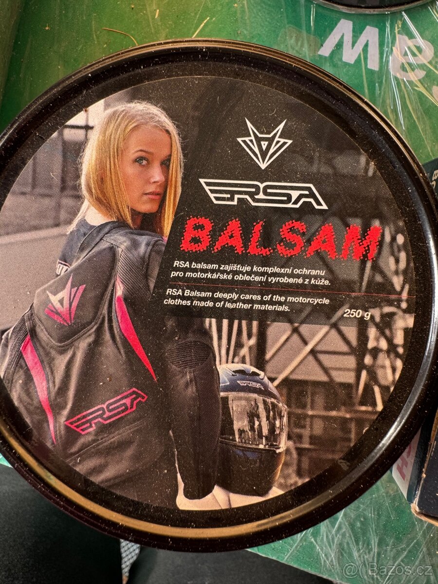 Balsam na motorkářské kožené věci