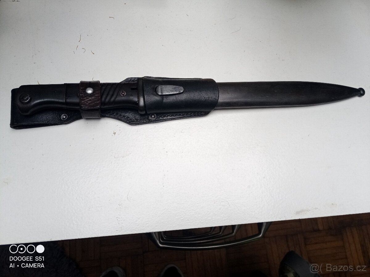 Německý bodák Mauser K98 scislovany