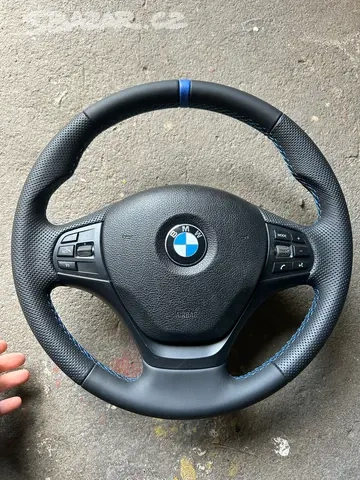 renovovaný volant BMW, airbeg, biceps