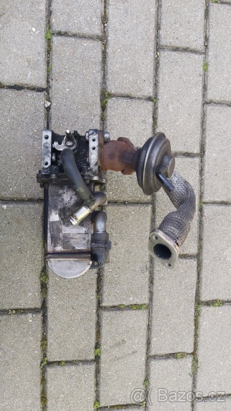 egr ventil chladič spalin výfukových plynů AUDI A6 4F 3,0 td