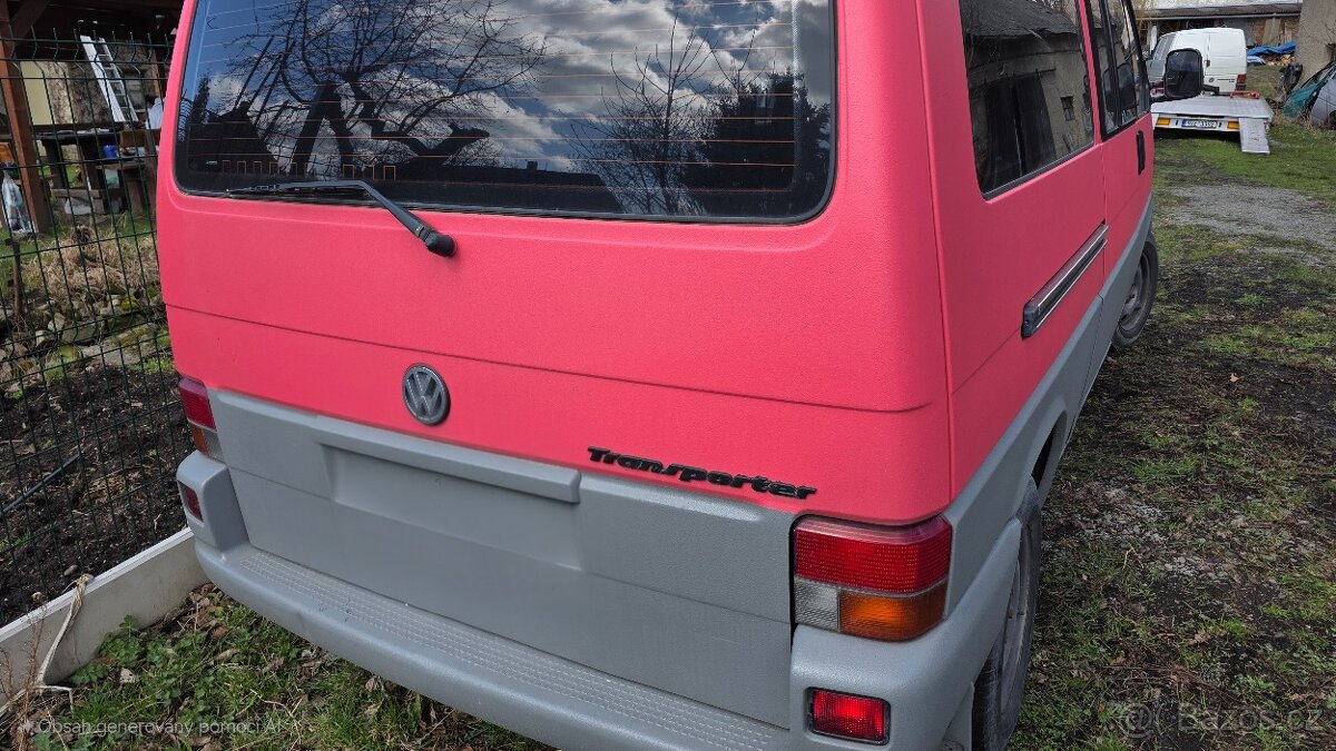 VW T4 - pěkné zadní víko