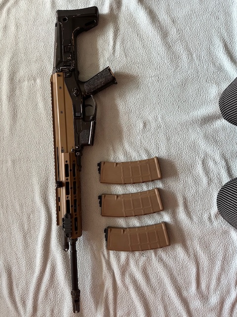 WE Masada ACR GBB blowback a ASG CZ P-09 Blowback