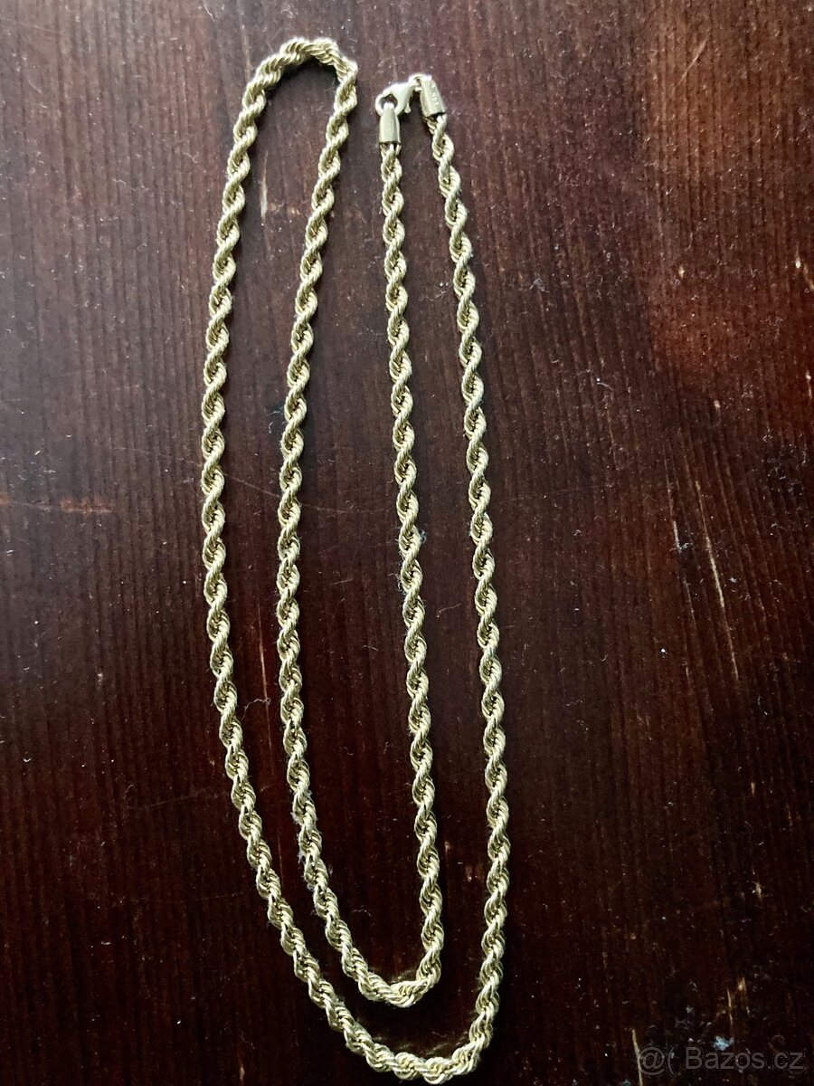Zlatý řetízek 585 – Valis – 62 cm – 6,97 g