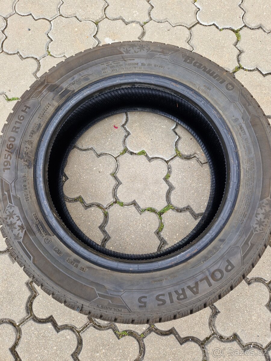 Prodám zimní gumy BARUM POLARIS 5 195/60 R16