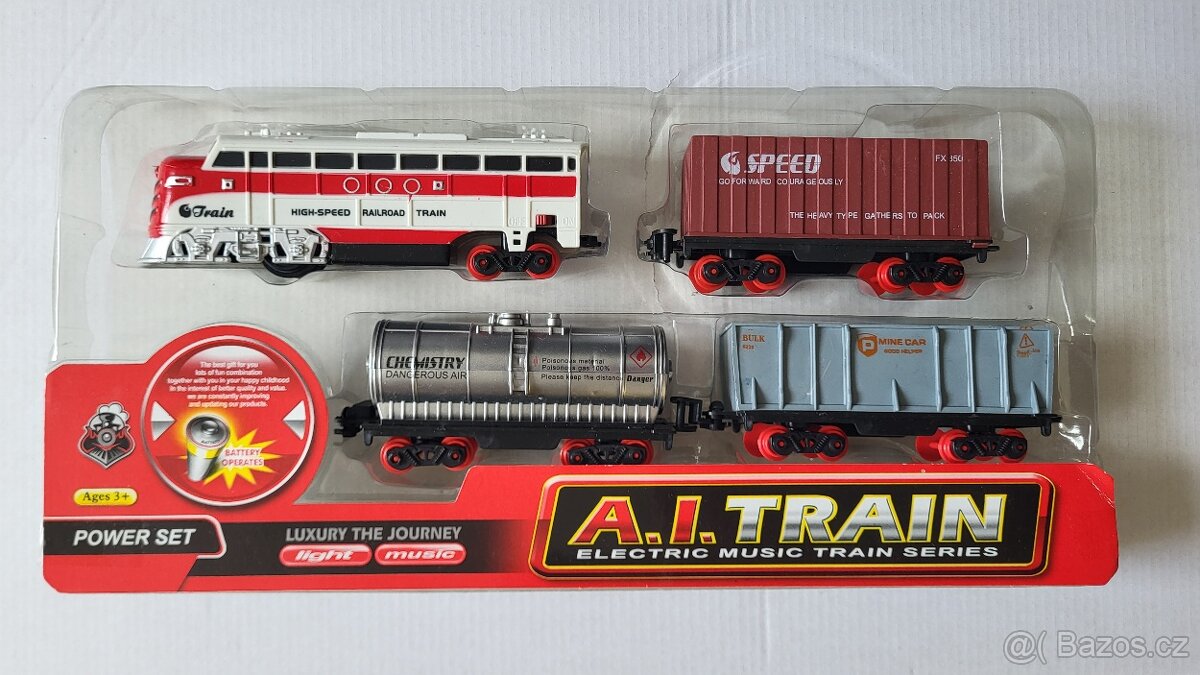 Dětský vláček A.I. Train – elektrický, se zvukem