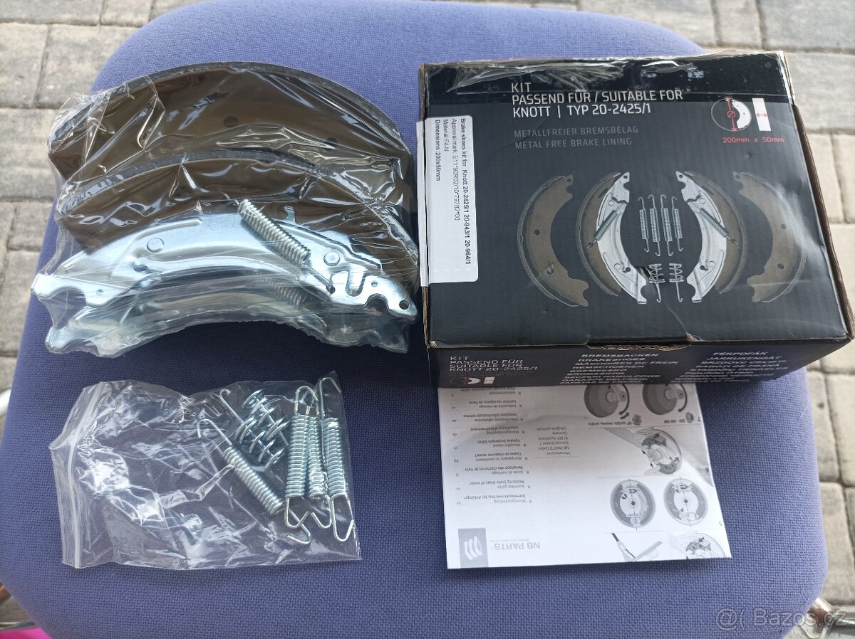 Brzdové čelisti Knott