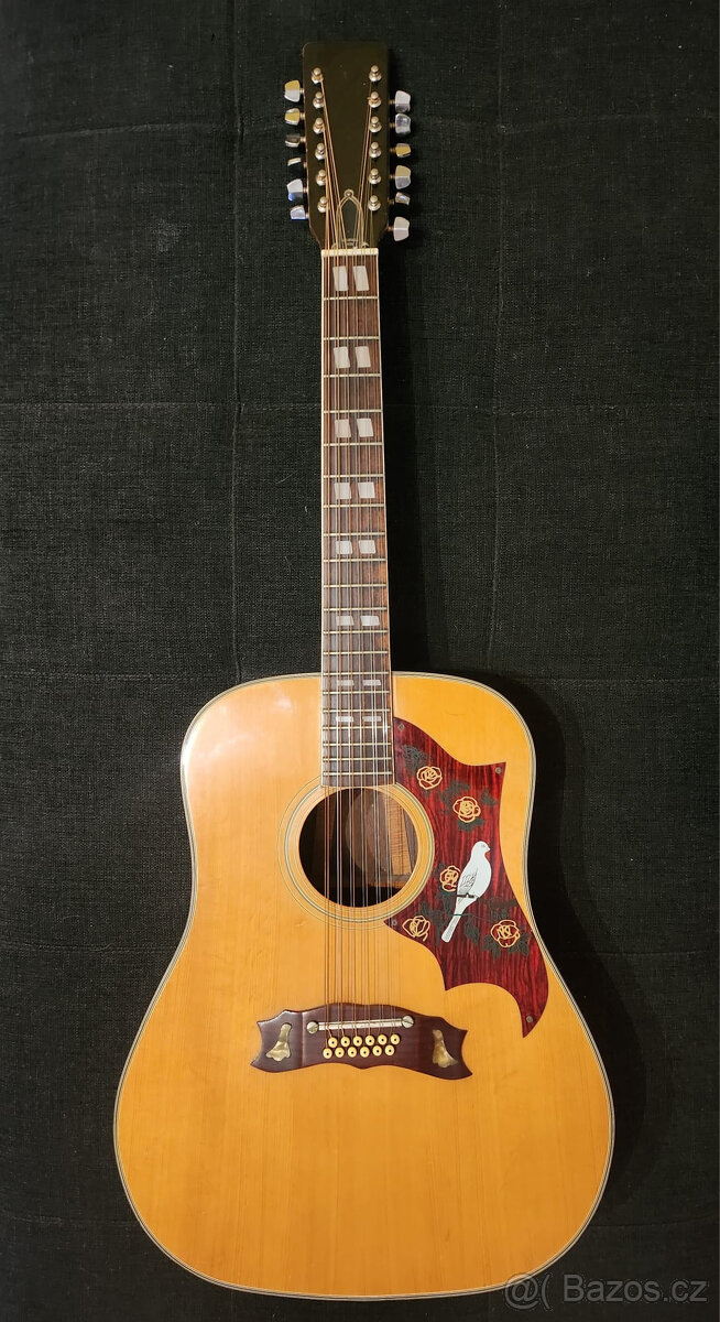 Dvanáctistrunná kytara by Hummingbird