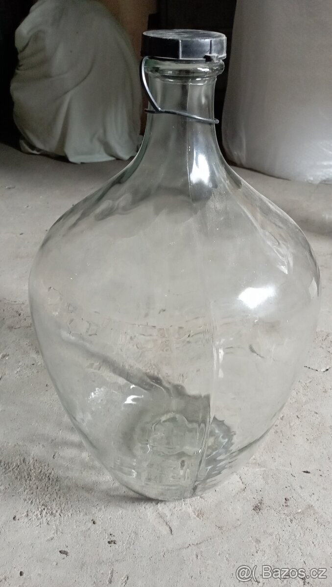 Demižon 25L s víčkem