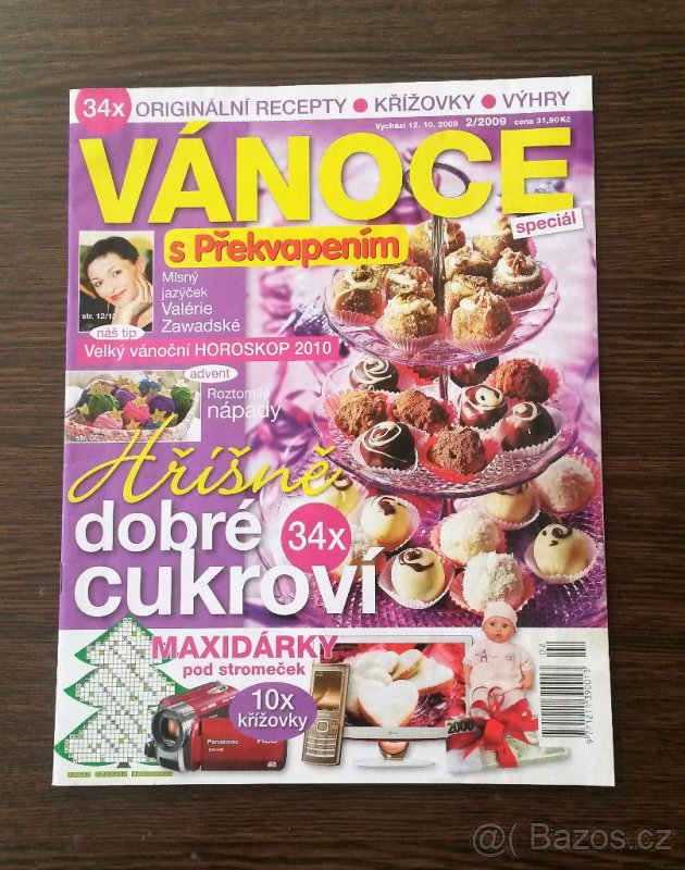 Časopisy s recepty o Vánočním pečení ...