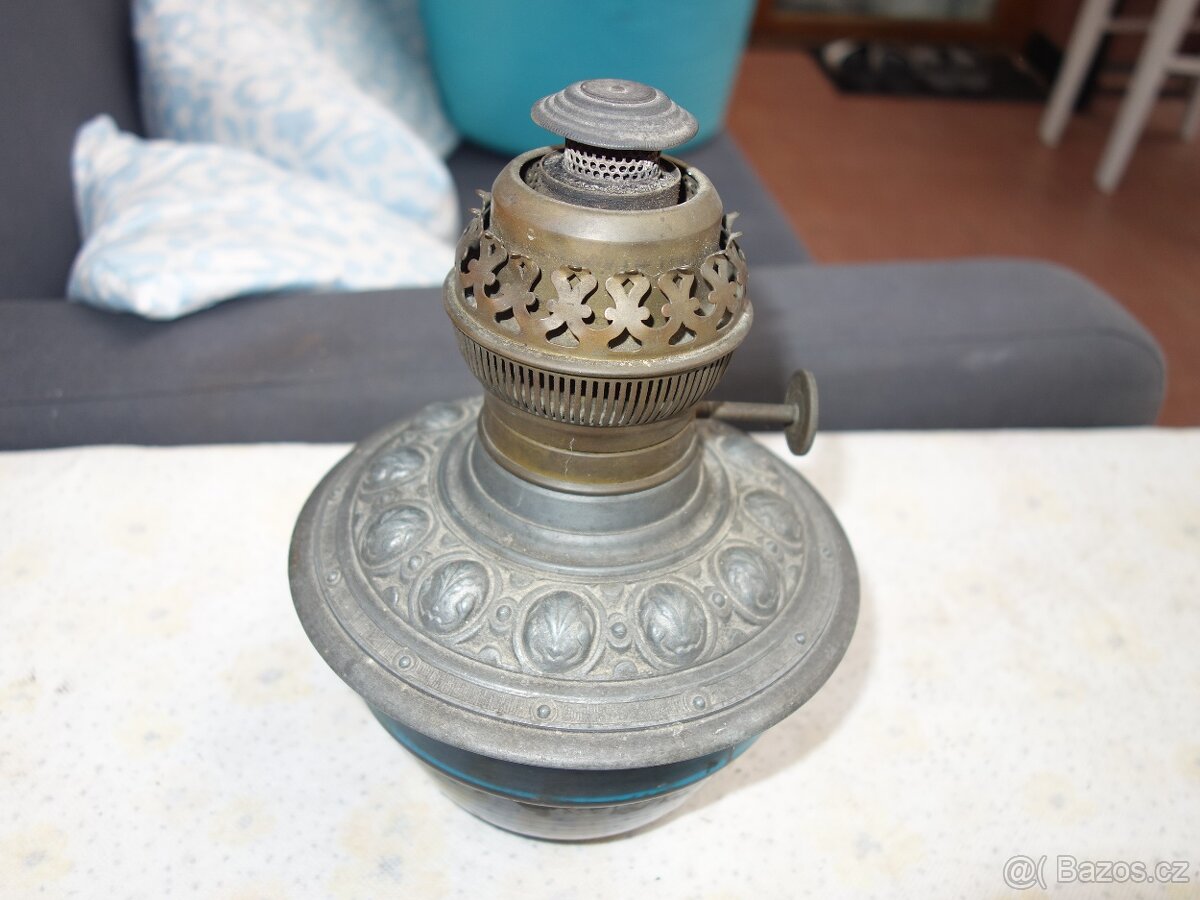 Petrolejová lampa, kulatý knot