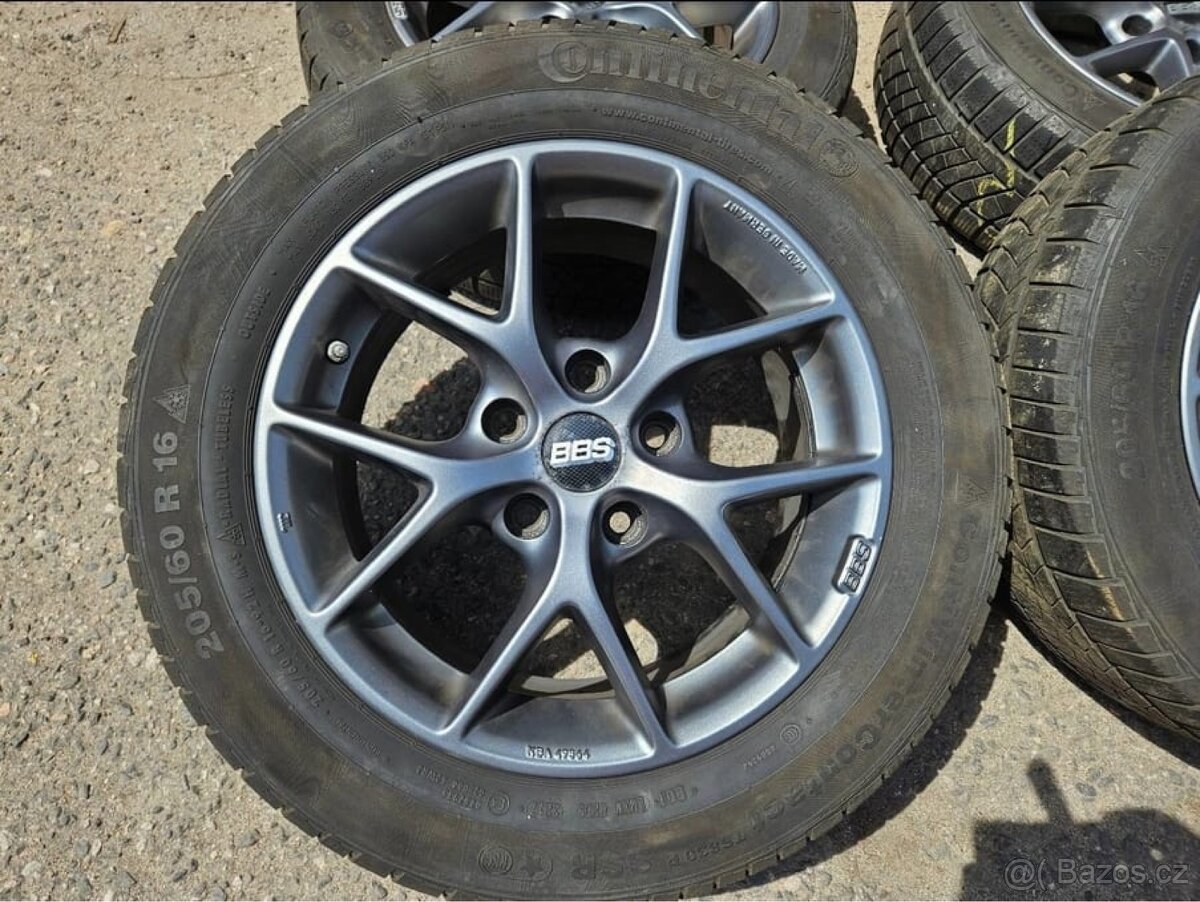 Zimní ALU kola originál BBS – 5x120, 7Jx16 ET36