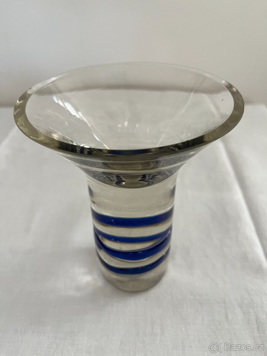 Svícen designový skleněný