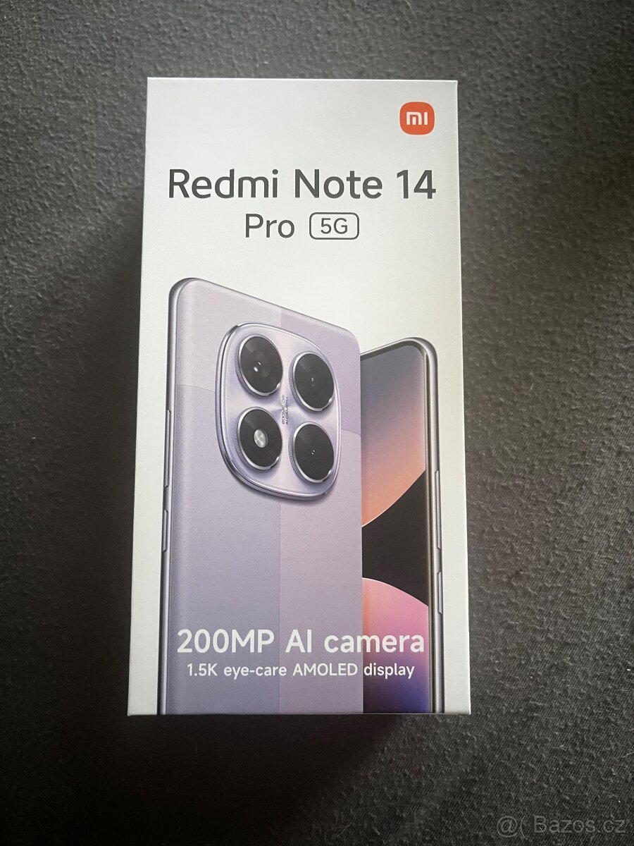 Xiaomi Redmi Note 14 Pro 5G 8GB RAM Black