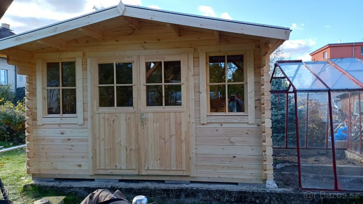 Dřevěný zahradní domek Olymp 400 x 300 cm, 44 mm