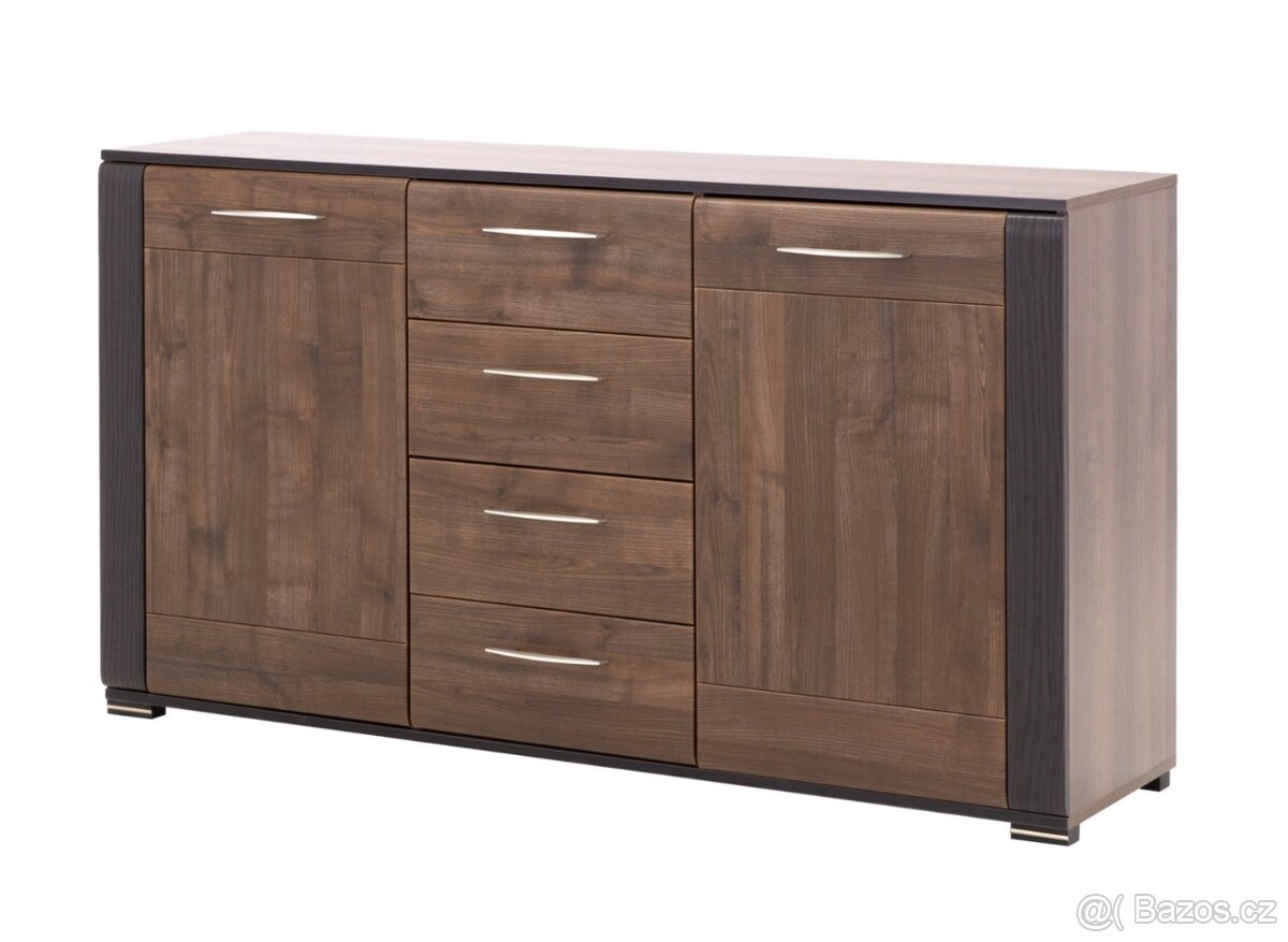 Komoda NONA NA 3 - ořech/wenge