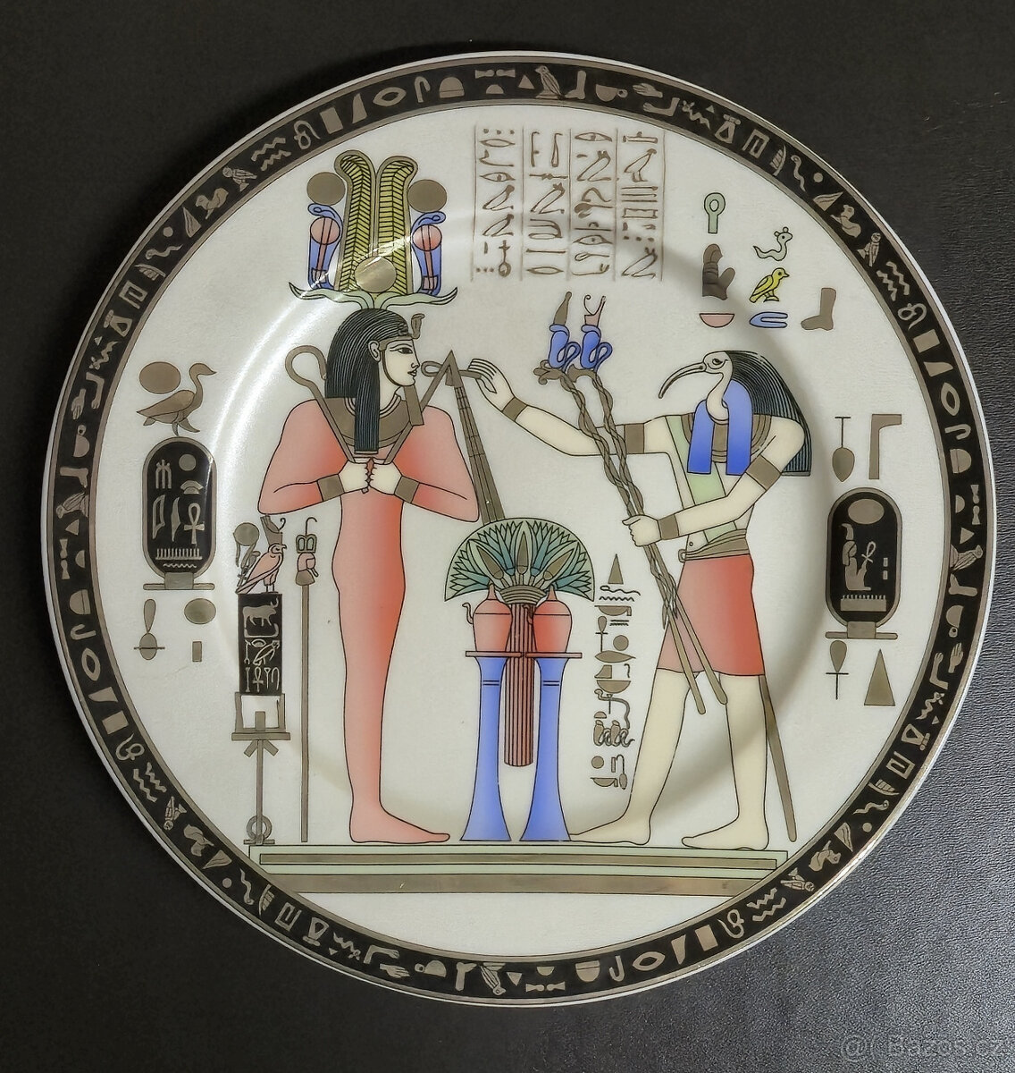 Sběratelský talíř z Egypta