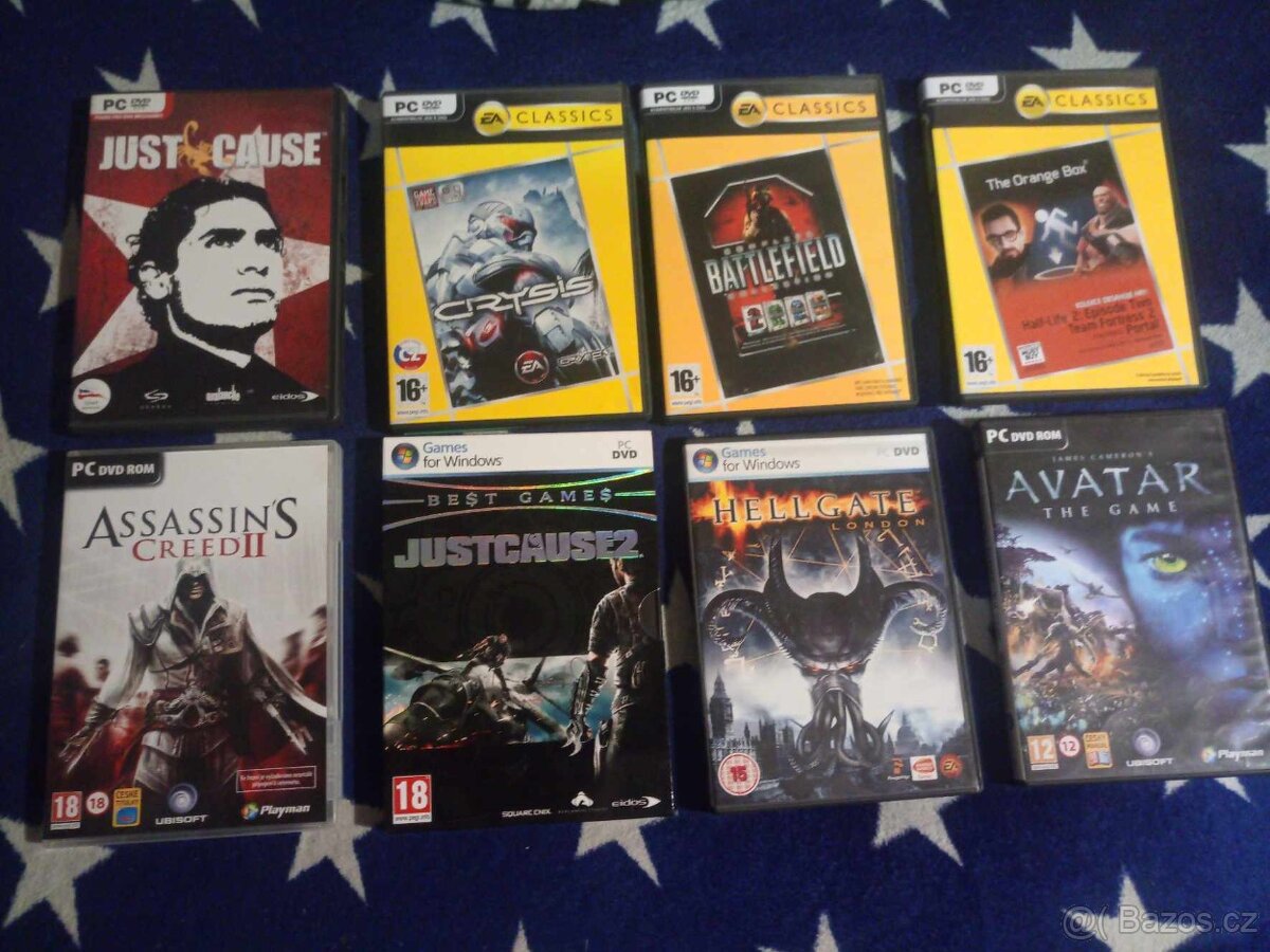 PC hry Game 100ks ORIGINÁLY 2+1 zdarma + Software